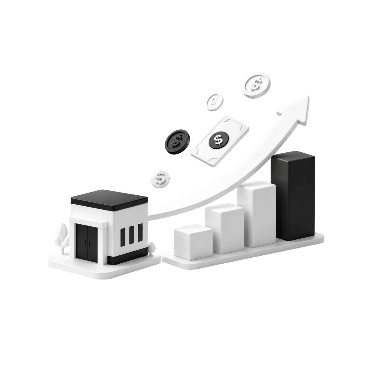 Business growth outcome visual